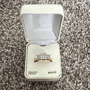 Kohl’s: Elegant Gold Simulated Diamond Ring